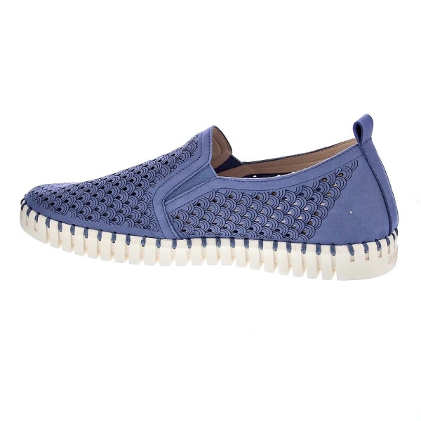 Mocasines Ilse Jacobsen zapatos Hombre modelo Tulip 140 Azul 