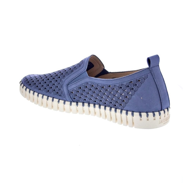 Mocasines Ilse Jacobsen zapatos Hombre modelo Tulip 140 Azul 