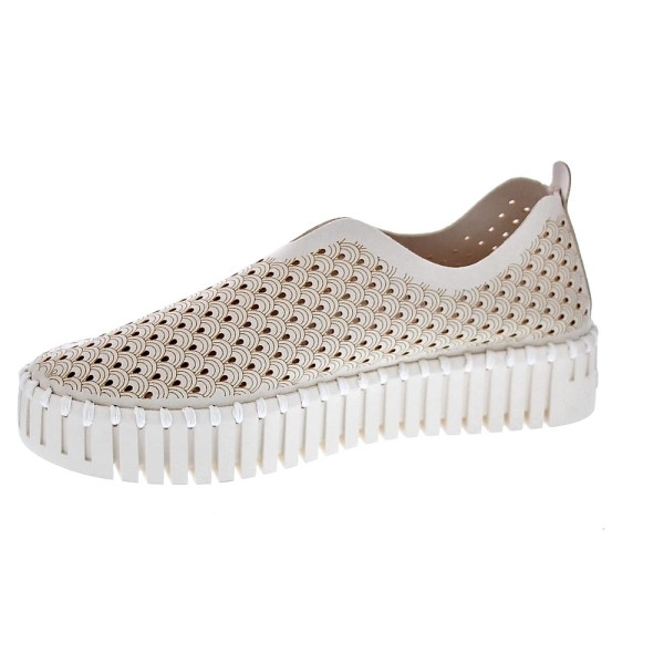 Mocasines Ilse Jacobsen zapatos Mujer modelo TULIP 3373 Beige 