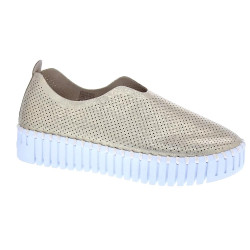 Mocasines Ilse Jacobsen zapatos Mujer modelo Tulip 3577 Oro  2