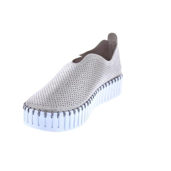 Mocasines Ilse Jacobsen zapatos Mujer modelo 3577 Plata 