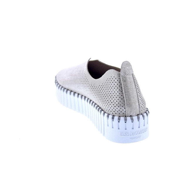 Mocasines Ilse Jacobsen zapatos Mujer modelo 3577 Plata 