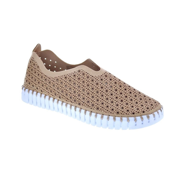 Mocasines Ilse Jacobsen zapatos Mujer modelo Tulip 4031 Beige 