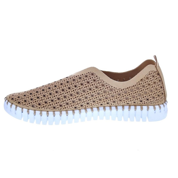 Mocasines Ilse Jacobsen zapatos Mujer modelo Tulip 4031 Beige 
