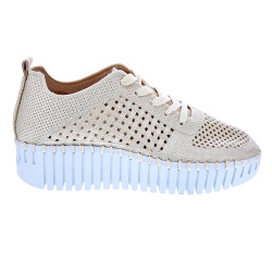 Zapatillas Ilse Jacobsen zapatos Mujer modelo Tulip 4271 Beige Cordón