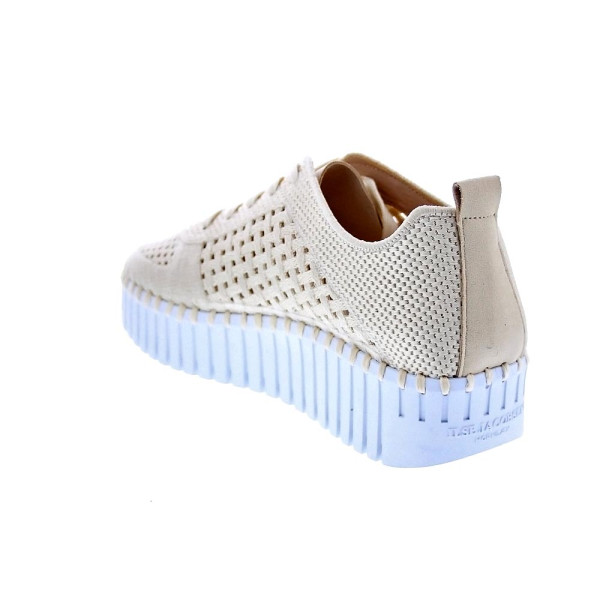 Zapatillas Ilse Jacobsen zapatos Mujer modelo Tulip 4271 Beige Cordón