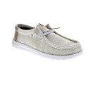 Mocasines Hey Dude zapatos Hombre modelo Wally Jute Gris Elástico