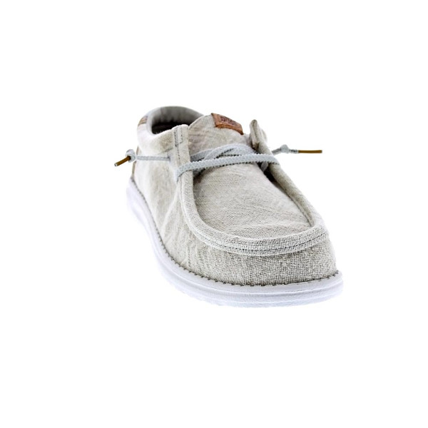 Mocasines Hey Dude zapatos Hombre modelo Wally Jute Gris Elástico