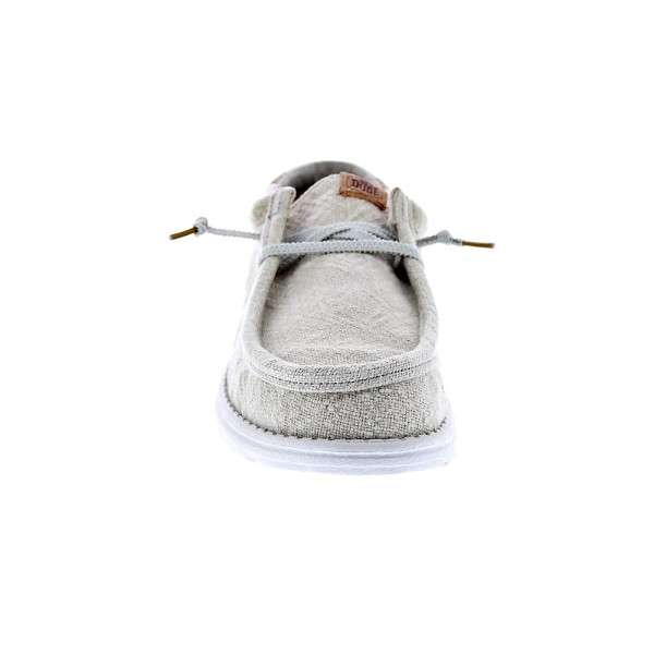 Mocasines Hey Dude zapatos Hombre modelo Wally Jute Gris Elástico