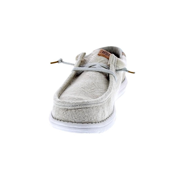 Mocasines Hey Dude zapatos Hombre modelo Wally Jute Gris Elástico