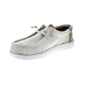 Mocasines Hey Dude zapatos Hombre modelo Wally Jute Gris Elástico