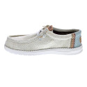 Mocasines Hey Dude zapatos Hombre modelo Wally Jute Gris Elástico