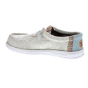 Mocasines Hey Dude zapatos Hombre modelo Wally Jute Gris Elástico