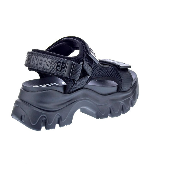 Sandalias Replay zapatos Mujer modelo Juyce Sporty Negro Velcro