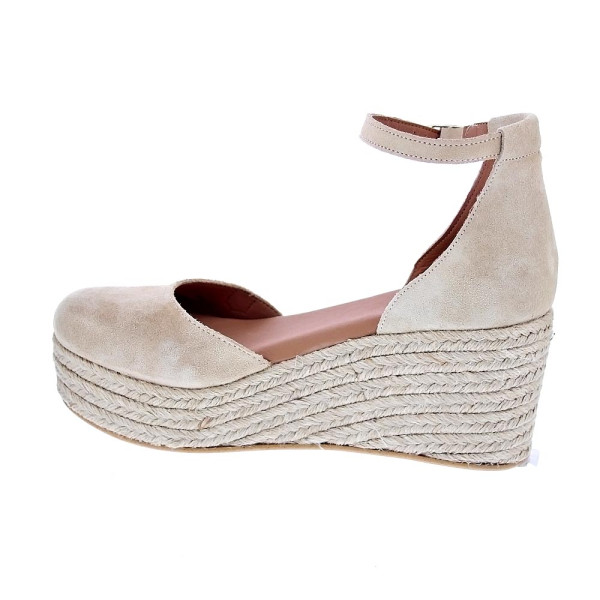 Alpargatas Popa zapatos Mujer modelo Cantalar Serraje Beige Hebilla