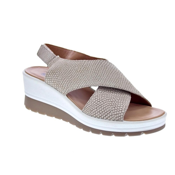 Sandalias Igi zapatos Mujer modelo 7664722 Beige Velcro