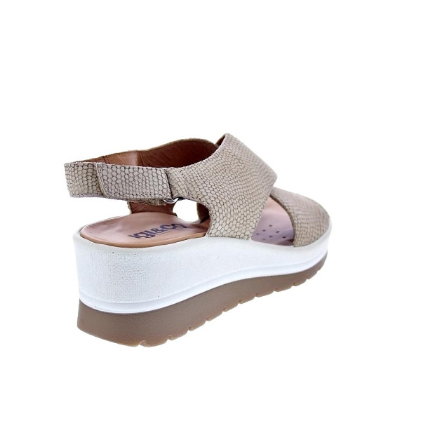 Sandalias Igi zapatos Mujer modelo 7664722 Beige Velcro