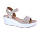 Sandalias Igi zapatos Mujer modelo 7665611 Beige Velcro