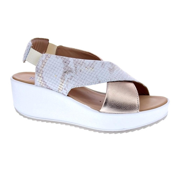 Sandalias Igi zapatos Mujer modelo 7665755 Plata Elástico