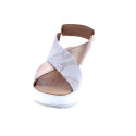 Sandalias Igi zapatos Mujer modelo 7665755 Plata Elástico