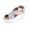 Sandalias Igi zapatos Mujer modelo 7665755 Plata Elástico