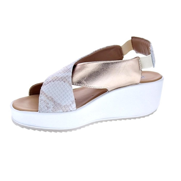 Sandalias Igi zapatos Mujer modelo 7665755 Plata Elástico