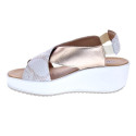 Sandalias Igi zapatos Mujer modelo 7665755 Plata Elástico