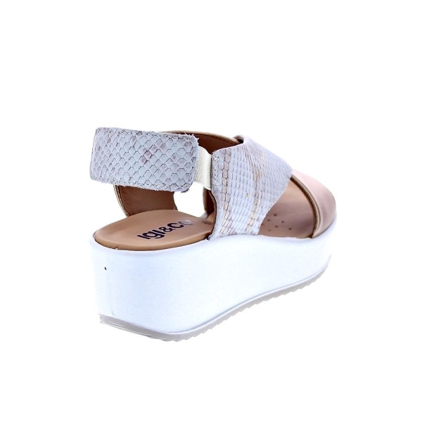Sandalias Igi zapatos Mujer modelo 7665755 Plata Elástico