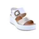 Sandalias Igi zapatos Mujer modelo 7667322 Blanco Velcro