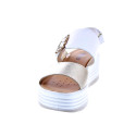 Sandalias Igi zapatos Mujer modelo 7667322 Blanco Velcro