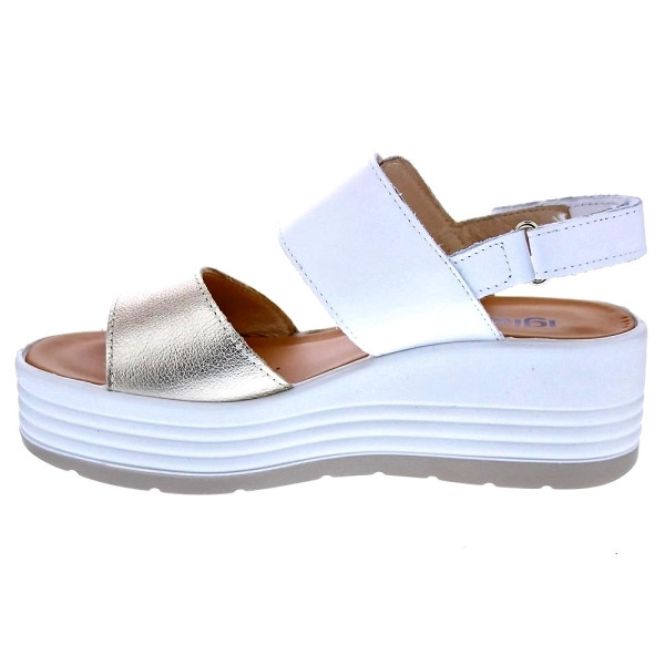 Sandalias Igi zapatos Mujer modelo 7667322 Blanco Velcro