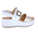 Sandalias Igi zapatos Mujer modelo 7667322 Blanco Velcro