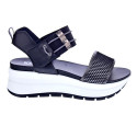 Sandalias Igi zapatos Mujer modelo 7677500 Negro Velcro