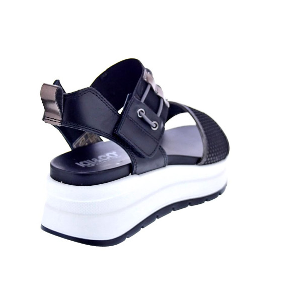 Sandalias Igi zapatos Mujer modelo 7677500 Negro Velcro