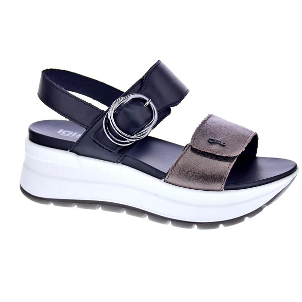 Sandalias Igi zapatos Mujer modelo 7677622 Negro Velcro