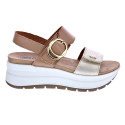 Sandalias Igi zapatos Mujer modelo 7677644 Beige Velcro