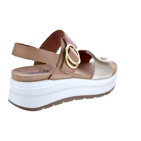 Sandalias Igi zapatos Mujer modelo 7677644 Beige Velcro