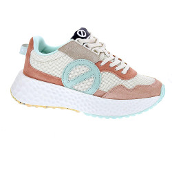 Zapatillas No Name zapatos Mujer modelo Carter Jogger Beige Cordón 2