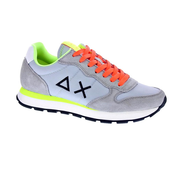 Zapatillas Sun68 AX zapatos Hombre modelo Tom Fluo Gris Cordón
