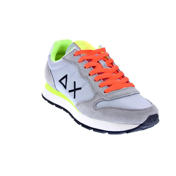 Zapatillas Sun68 AX zapatos Hombre modelo Tom Fluo Gris Cordón