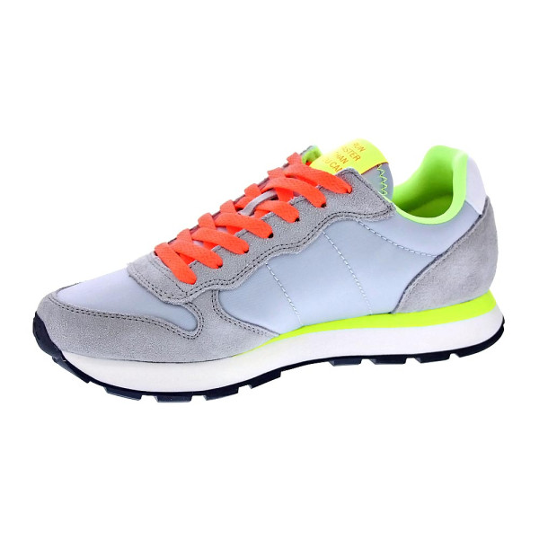 Zapatillas Sun68 AX zapatos Hombre modelo Tom Fluo Gris Cordón