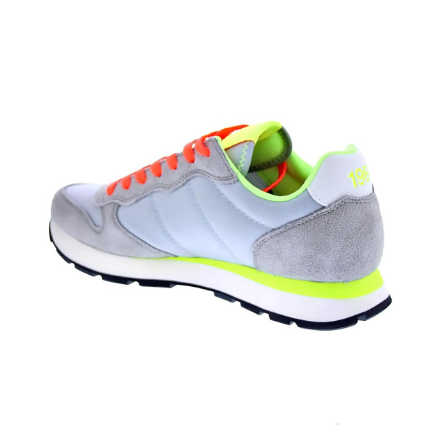 Zapatillas Sun68 AX zapatos Hombre modelo Tom Fluo Gris Cordón