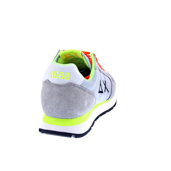 Zapatillas Sun68 AX zapatos Hombre modelo Tom Fluo Gris Cordón