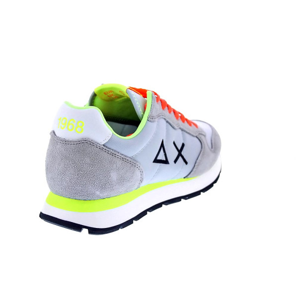 Zapatillas Sun68 AX zapatos Hombre modelo Tom Fluo Gris Cordón