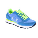 Zapatillas Sun68 AX zapatos Hombre modelo Tom Fluo Azul Cordón