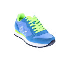 Zapatillas Sun68 AX zapatos Hombre modelo Tom Fluo Azul Cordón