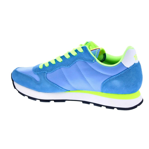 Zapatillas Sun68 AX zapatos Hombre modelo Tom Fluo Azul Cordón