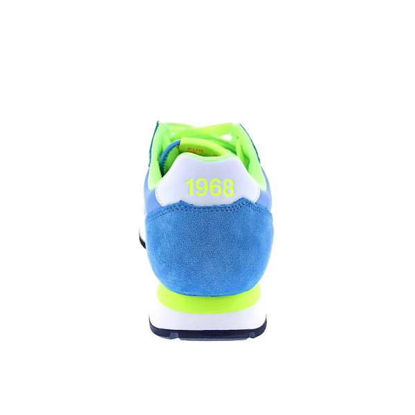 Zapatillas Sun68 AX zapatos Hombre modelo Tom Fluo Azul Cordón