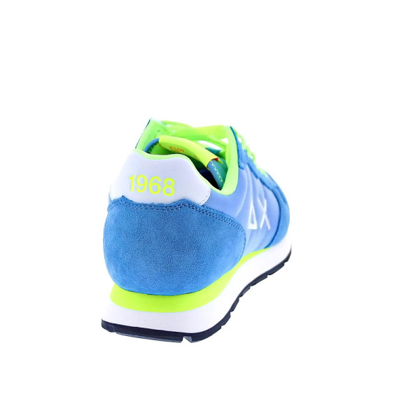 Zapatillas Sun68 AX zapatos Hombre modelo Tom Fluo Azul Cordón