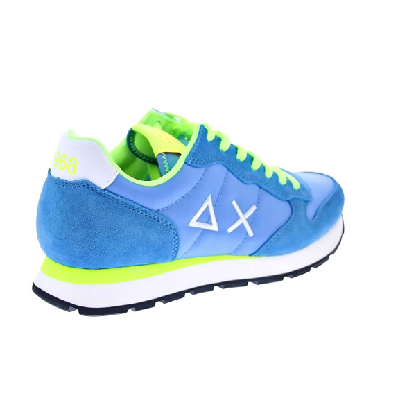 Zapatillas Sun68 AX zapatos Hombre modelo Tom Fluo Azul Cordón